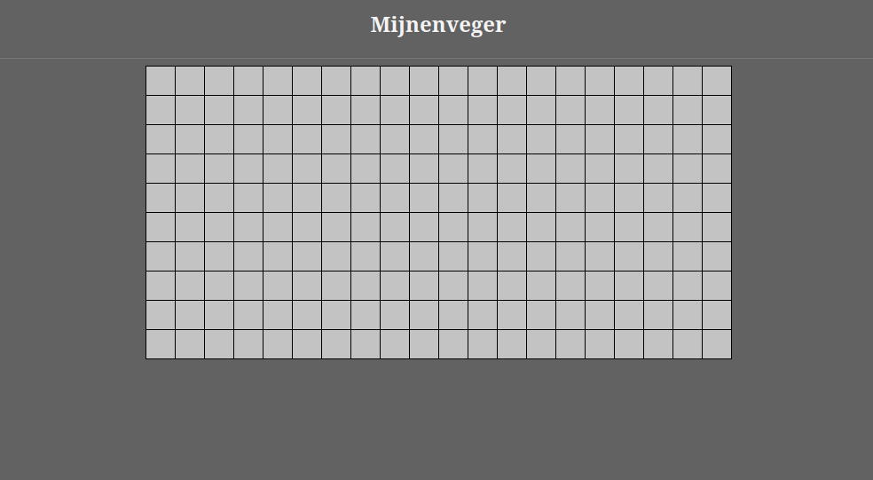 Mijnenveger - Voorbeeld